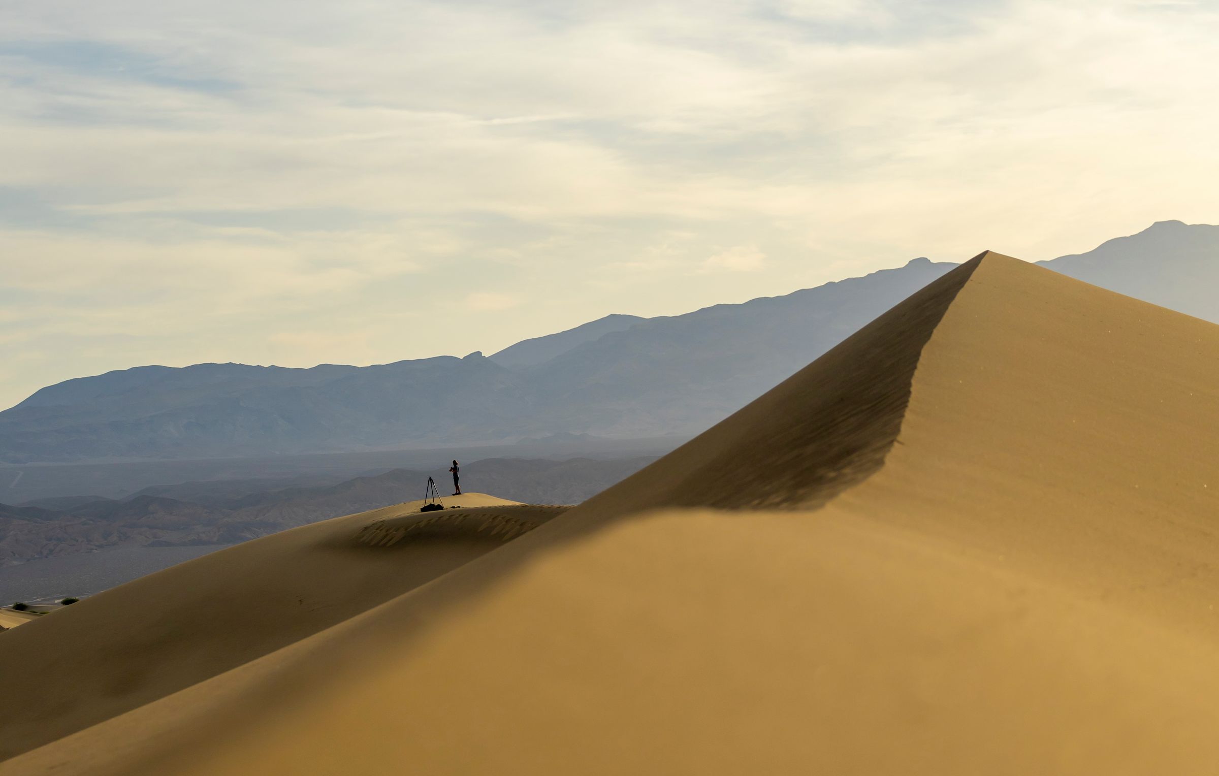 Viajero en el desierto